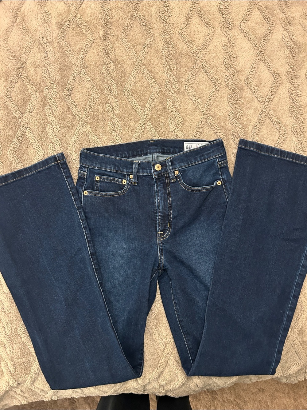 GAP Women’s Dark Blue Flared Jeans